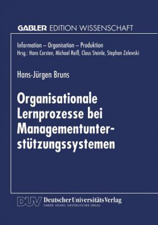 Kniha Organisationale Lernprozesse Bei Managementunterstutzungssystemen Hans-Jürgen Bruns