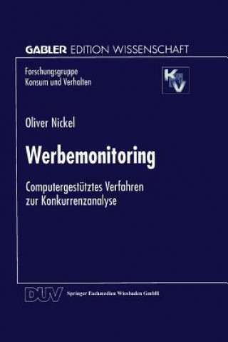 Book Werbemonitoring Oliver Nickel