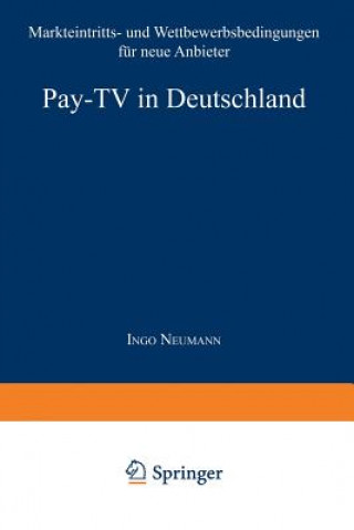 Libro Pay-TV in Deutschland Ingo Neumann