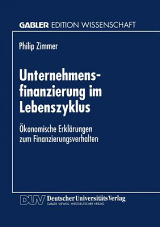 Carte Unternehmensfinanzierung Im Lebenszyklus Philip Zimmer