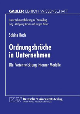 Kniha Ordnungsbruche in Unternehmen Sabine Bach