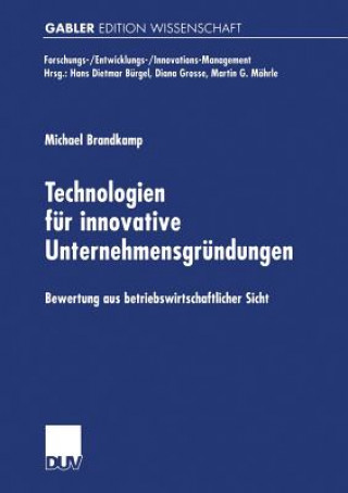 Carte Technologien F r Innovative Unternehmensgr ndungen Michael Brandkamp