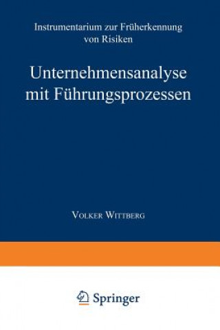 Knjiga Unternehmensanalyse Mit F hrungsprozessen Volker Wittberg