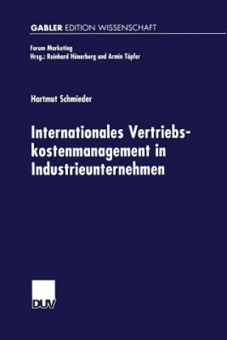 Книга Internationales Vertriebskostenmanagement in Industrieunternehmen Hartmut Schmieder