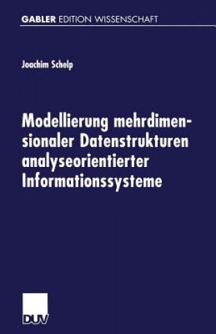 Könyv Modellierung Mehrdimensionaler Datenstrukturen Analyseorientierter Informationssysteme Joachim Schelp