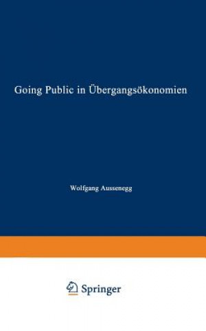 Könyv Going Public in UEbergangsoekonomien Wolfgang Aussenegg