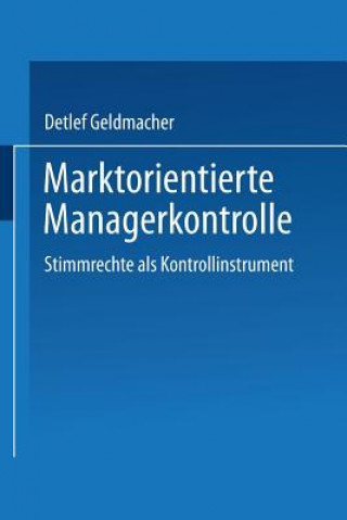 Carte Marktorientierte Managerkontrolle Detlef Geldmacher
