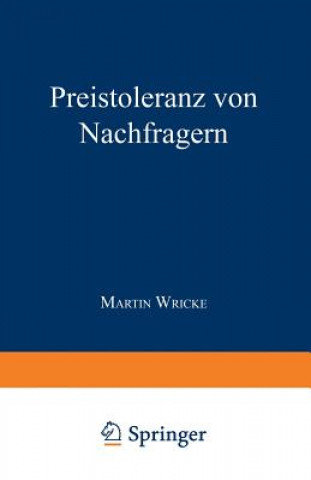 Carte Preistoleranz Von Nachfragern Martin Wricke