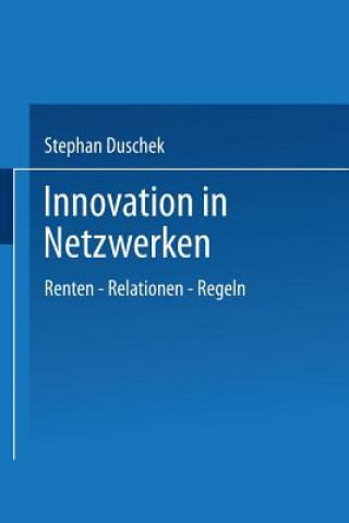 Kniha Innovation in Netzwerken Stephan Duschek