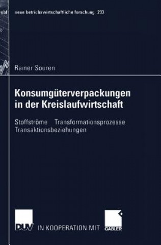 Könyv Konsumguterverpackungen in Der Kreislaufwirtschaft Rainer Souren