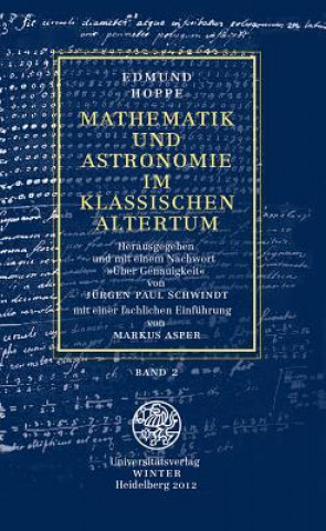 Livre Mathematik und Astronomie im klassischen Altertum / Band 2. Bd.2 Edmund Hoppe