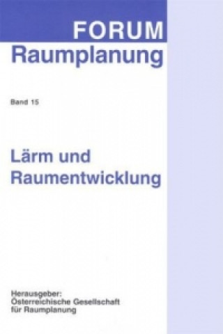Knjiga Lärm und Raumentwicklung 