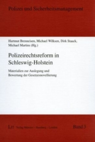 Książka Polizeirechtsreform in Schleswig-Holstein Hartmut Brenneisen