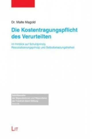 Könyv Die Kostentragungspflicht des Verurteilten Malte Magold