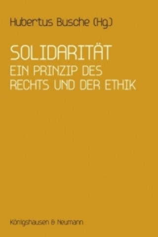 Könyv Solidarität Hubertus Busche