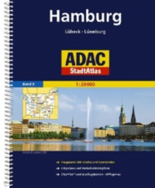 Könyv ADAC Stadtatlas Hamburg 1:20.000 