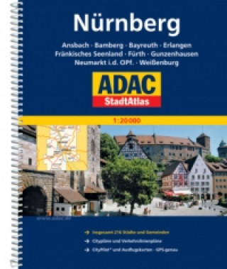 Książka ADAC Stadtatlas Nürnberg 1:20.000 