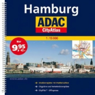 Könyv ADAC Cityatlas Hamburg 1:15.000 