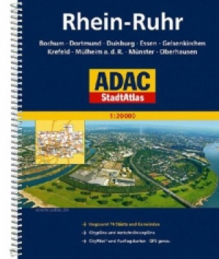 Könyv ADAC Stadtatlas Rhein-Ruhr 1:20.000 