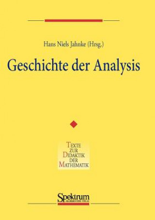 Βιβλίο Geschichte Der Analysis Hans N. Jahnke