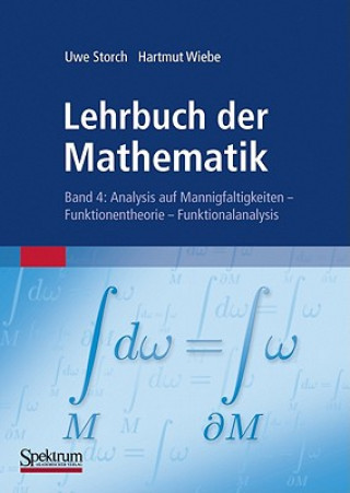 Carte Lehrbuch Der Mathematik, Band 4 Uwe Storch