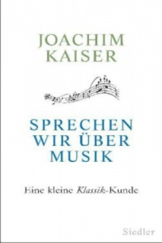 Carte Sprechen wir über Musik Joachim Kaiser