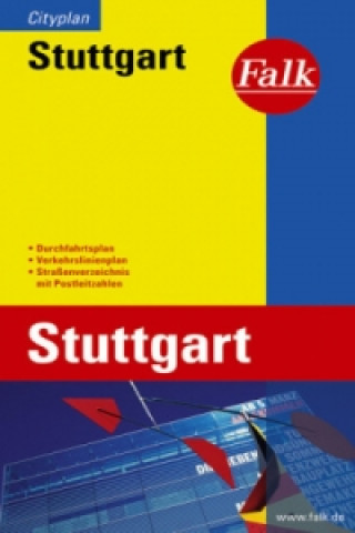 Nyomtatványok Falk Cityplan Stuttgart 1:20.000 