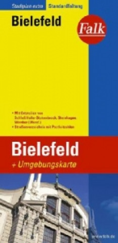 Nyomtatványok Falk Stadtplan Extra Bielefeld 1:20.000 