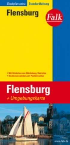 Tiskovina Falk Stadtplan Extra Flensburg 1:16.500 