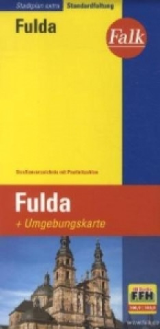 Prasa Falk Stadtplan Extra Fulda 1:17 000 