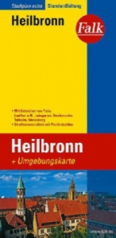 Tiskovina Falk Stadtplan Extra Heilbronn 1:20.000 