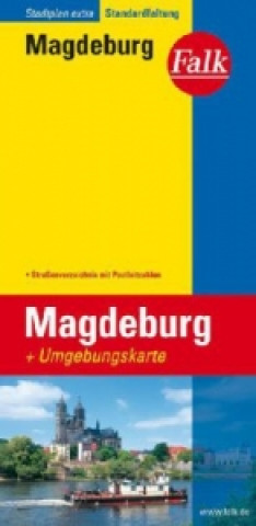 Tiskovina Falk Stadtplan Extra Magdeburg 1:20.000 