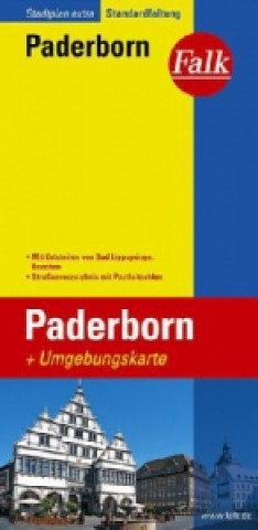 Materiale tipărite Falk Stadtplan Extra Paderborn 1:20.000 