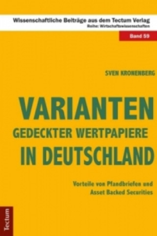 Kniha Varianten gedeckter Wertpapiere in Deutschland Sven Kronenberg