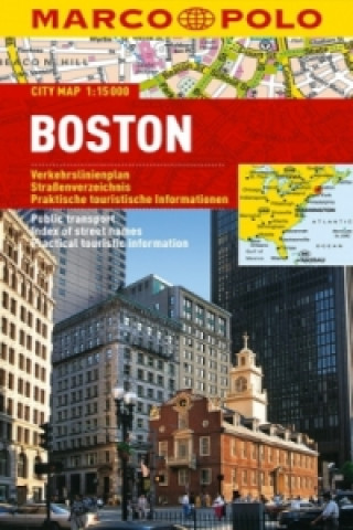 Materiale tipărite Marco Polo Citymap Boston neuvedený autor