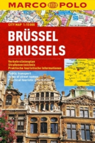 Tlačovina MARCO POLO Cityplan Brüssel 1:15.000. Brussels 