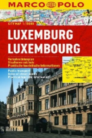 Tiskovina Marco Polo Citymap Luxemburg. Luxembourg 