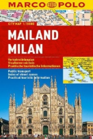 Nyomtatványok Marco Polo Citymap Mailand. Milan / Milano 