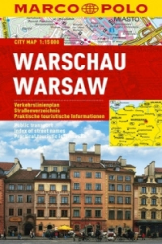 Articles imprimés MARCO POLO Cityplan Warschau 1:15 000. Warsaw. Warszawa neuvedený autor