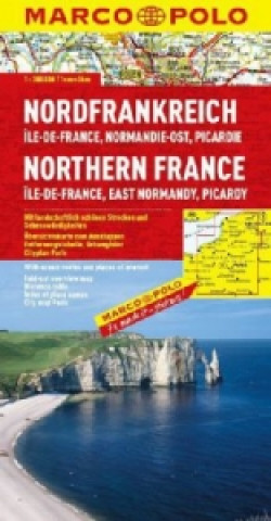Kniha Severní Francie, Normandie východ/mapa 1:300 MD 