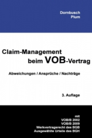 Kniha Claim-Management beim VOB-Vertrag Johannes Dornbusch