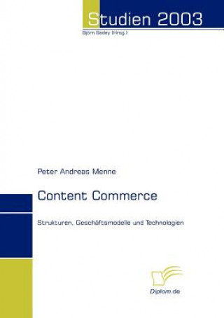 Książka Content Commerce Peter Andreas Menne