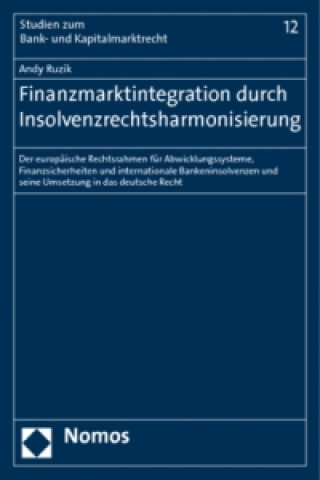 Carte Finanzmarktintegration durch Insolvenzrechtsharmonisierung Andy Ruzik