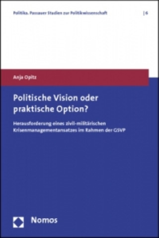 Kniha Politische Vision oder praktische Option? Anja Opitz