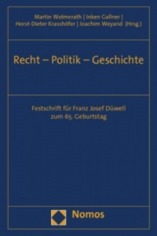 Buch Recht - Politik - Geschichte Martin Wolmerath