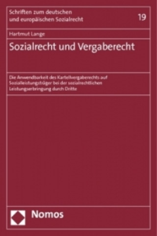 Könyv Sozialrecht und Vergaberecht Hartmut Lange