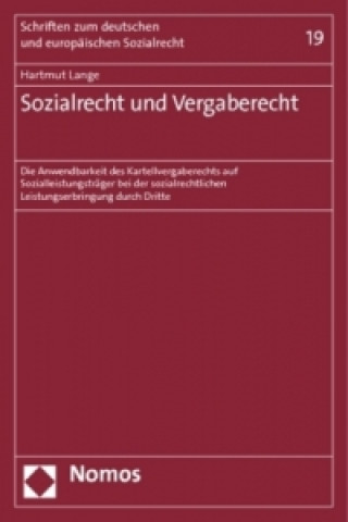 Książka Sozialrecht und Vergaberecht Hartmut Lange