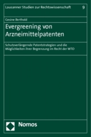 Knjiga Evergreening von Arzneimittelpatenten Gesine Berthold