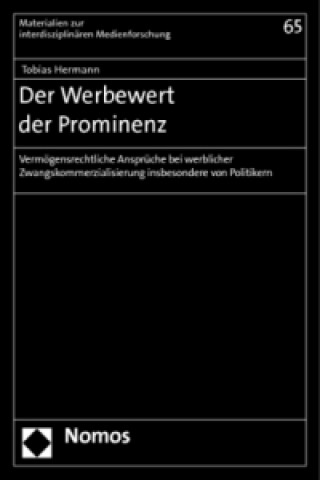 Kniha Der Werbewert der Prominenz Tobias Hermann