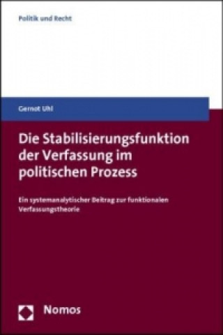 Kniha Die Stabilisierungsfunktion der Verfassung im politischen Prozess Gernot Uhl